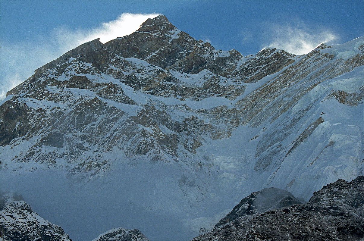403 Annapurna Northwest Face From French First North Base Camp Early Morning